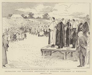 Feirer tusenårsjubileet for kommunale myndigheter i Winchester